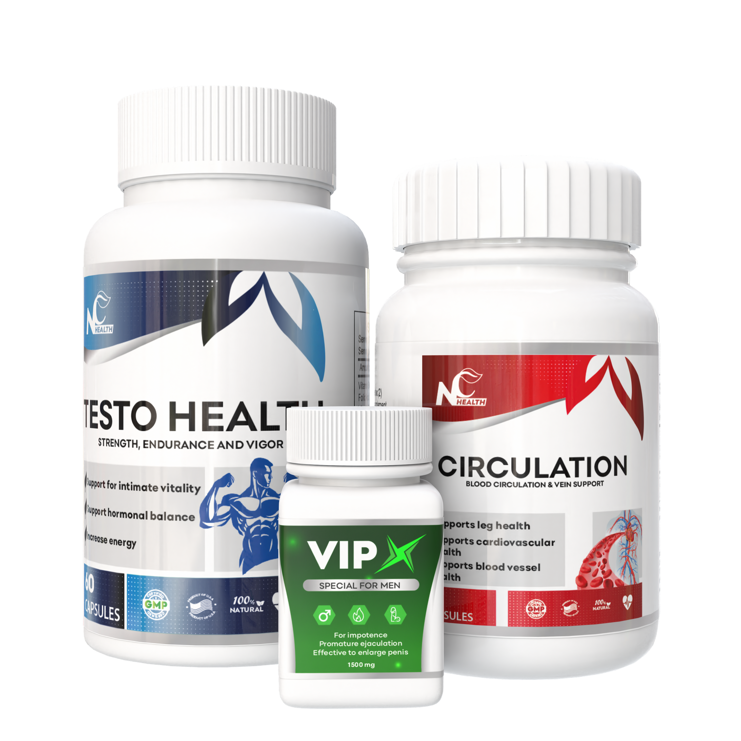 Combo: Circulation + Testo + VIP X