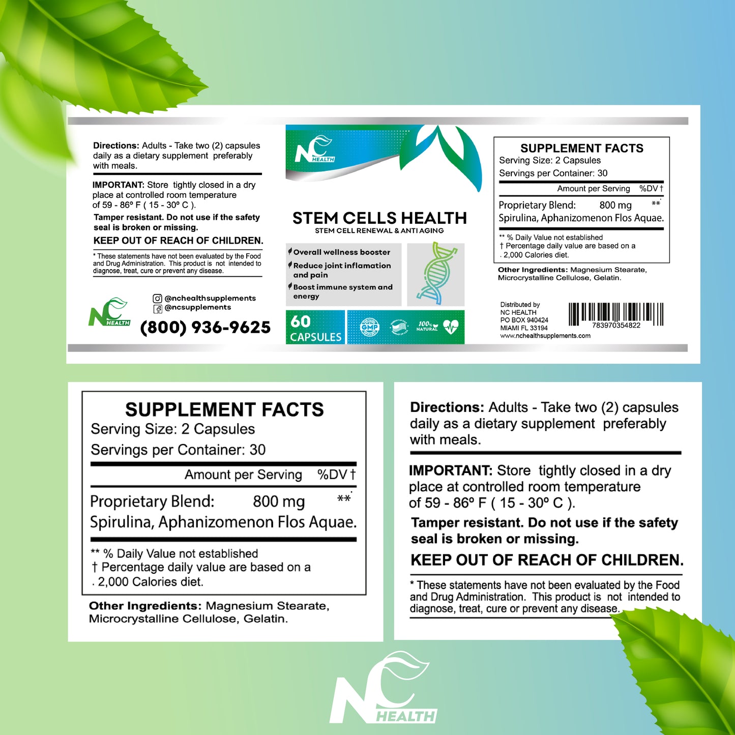 STEM CELLS HEALTH